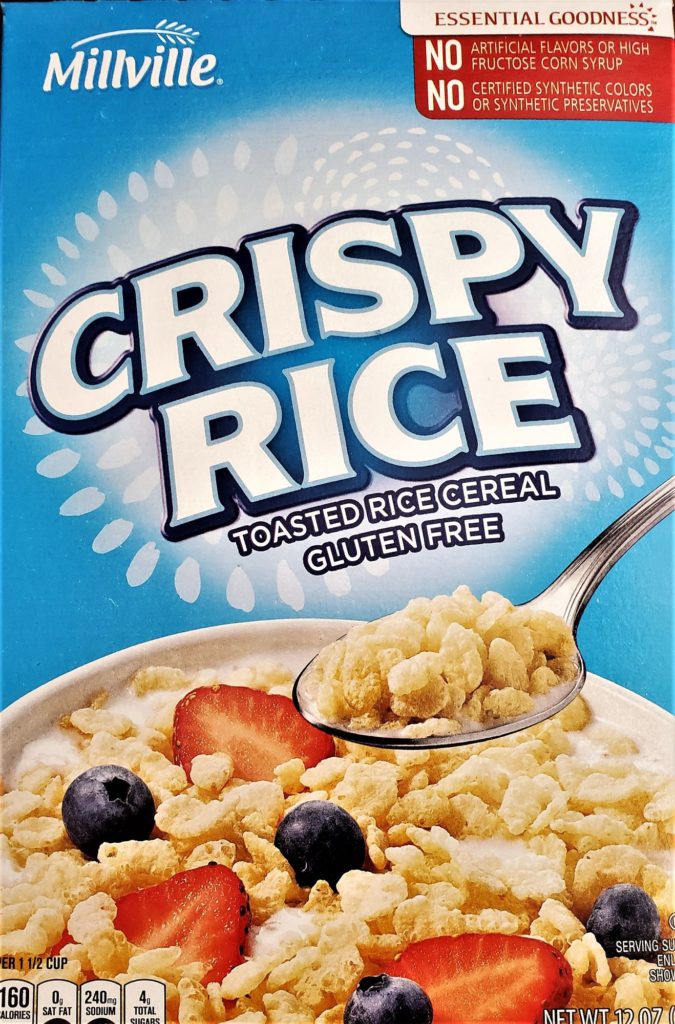 gluten free crispy rice cereal