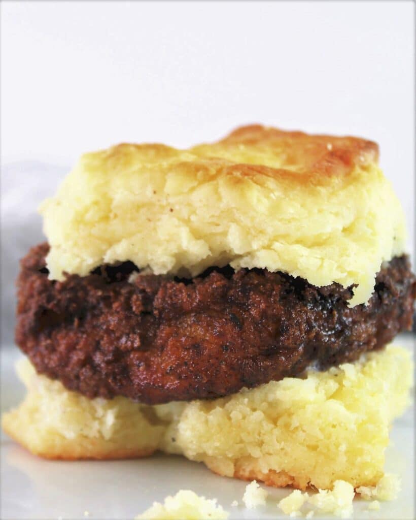 gluten free chick fil a on a gluten free biscuit