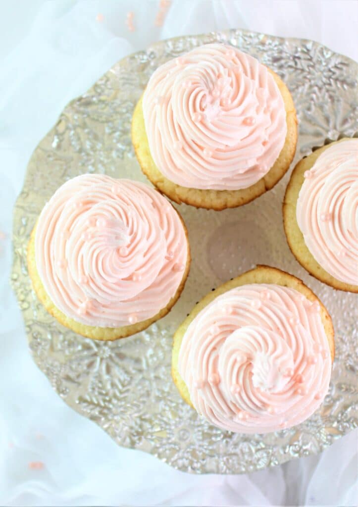 gluten free champagne cupcakes