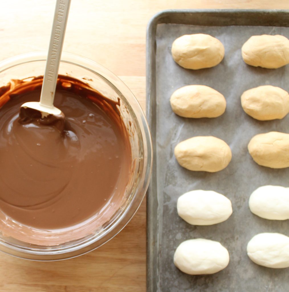 chocolate dipped easter eggs