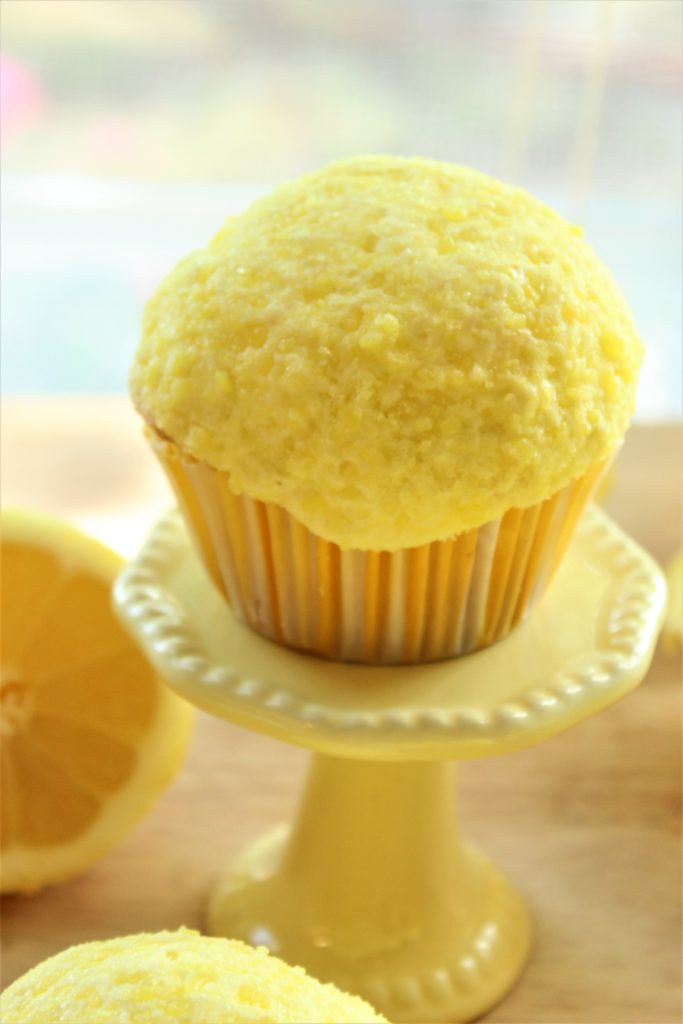 gluten free lemon drop cupcakes