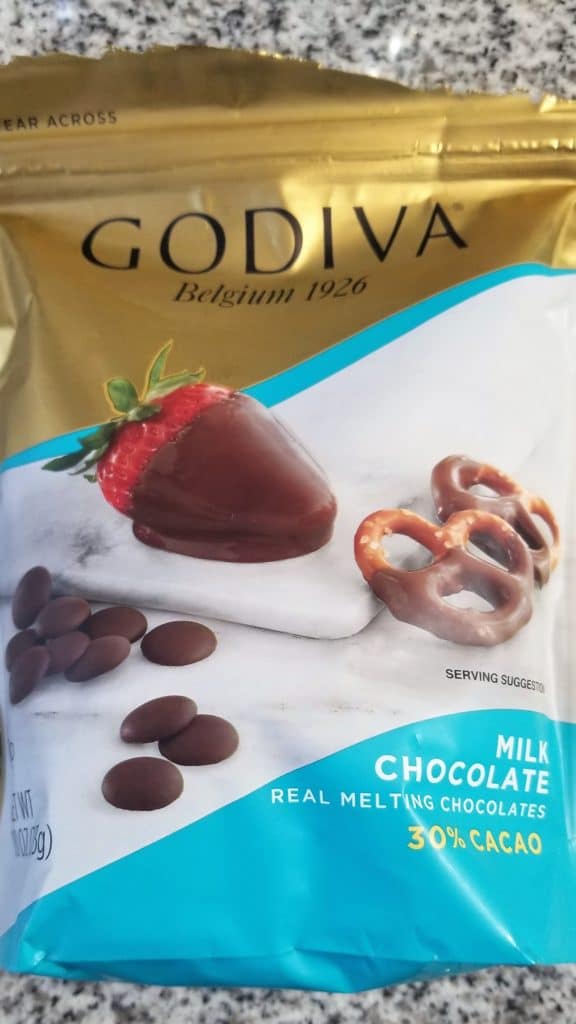 godiva coating chocolate