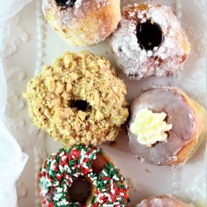 air fried gluten free yeast donuts