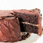 gluten free chocolate caramel cake