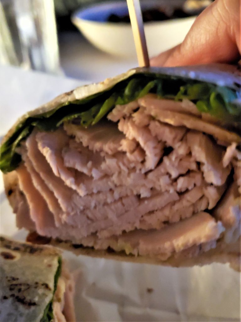 gluten free oven roasted turkey wrap 