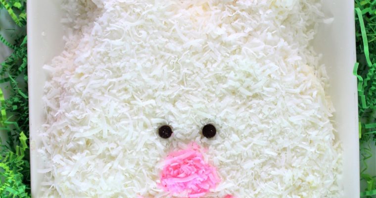 Gluten Free Easter Bunny Coconut Cake