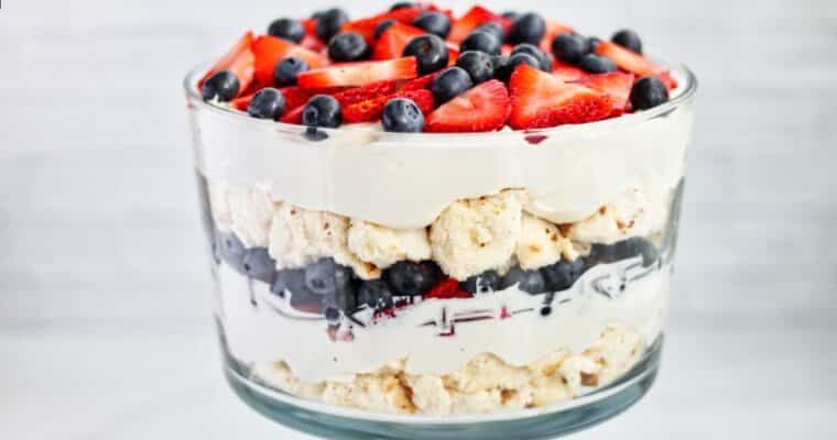 Gluten Free Patriotic Berry Trifle Recipe