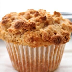 gluten free apple crumb muffins