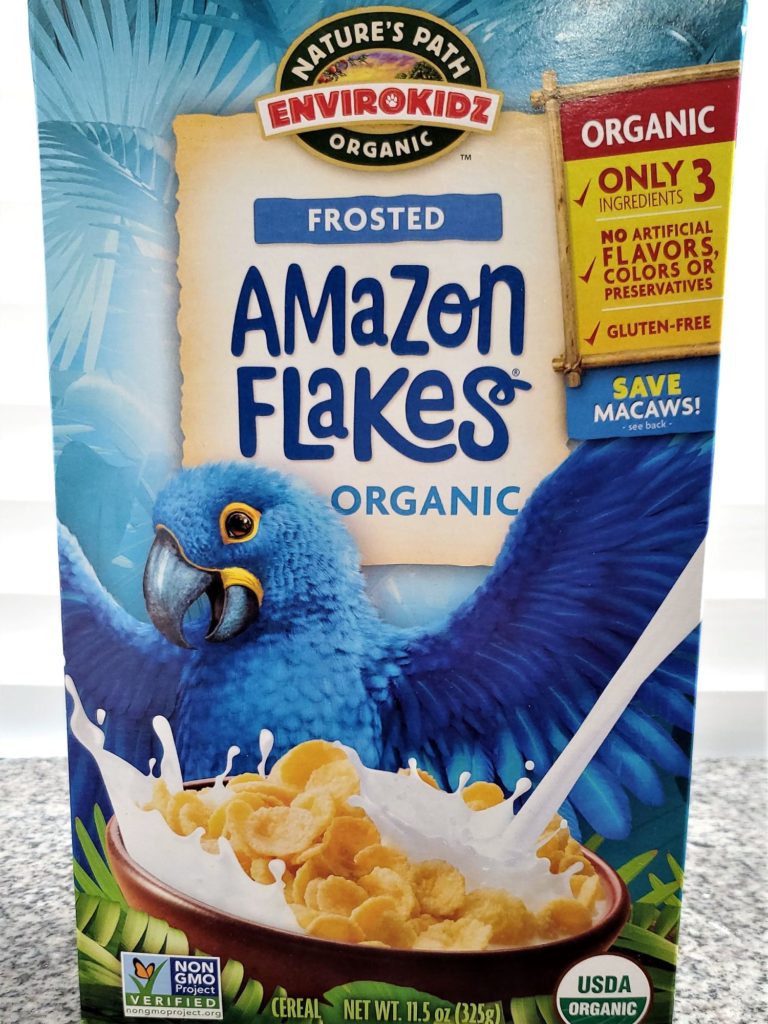 box of amazon flakes