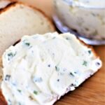 easy incredible chive butter spread on bread