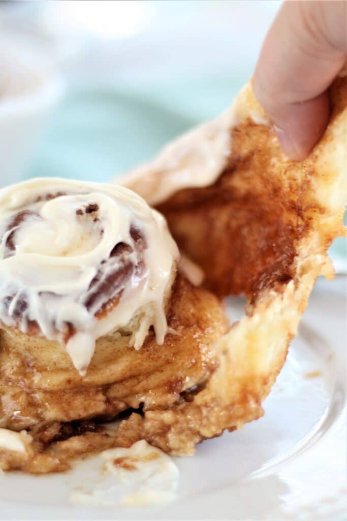 unraveling cinnamon roll