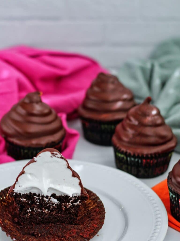gluten free witch's hat cupcakes