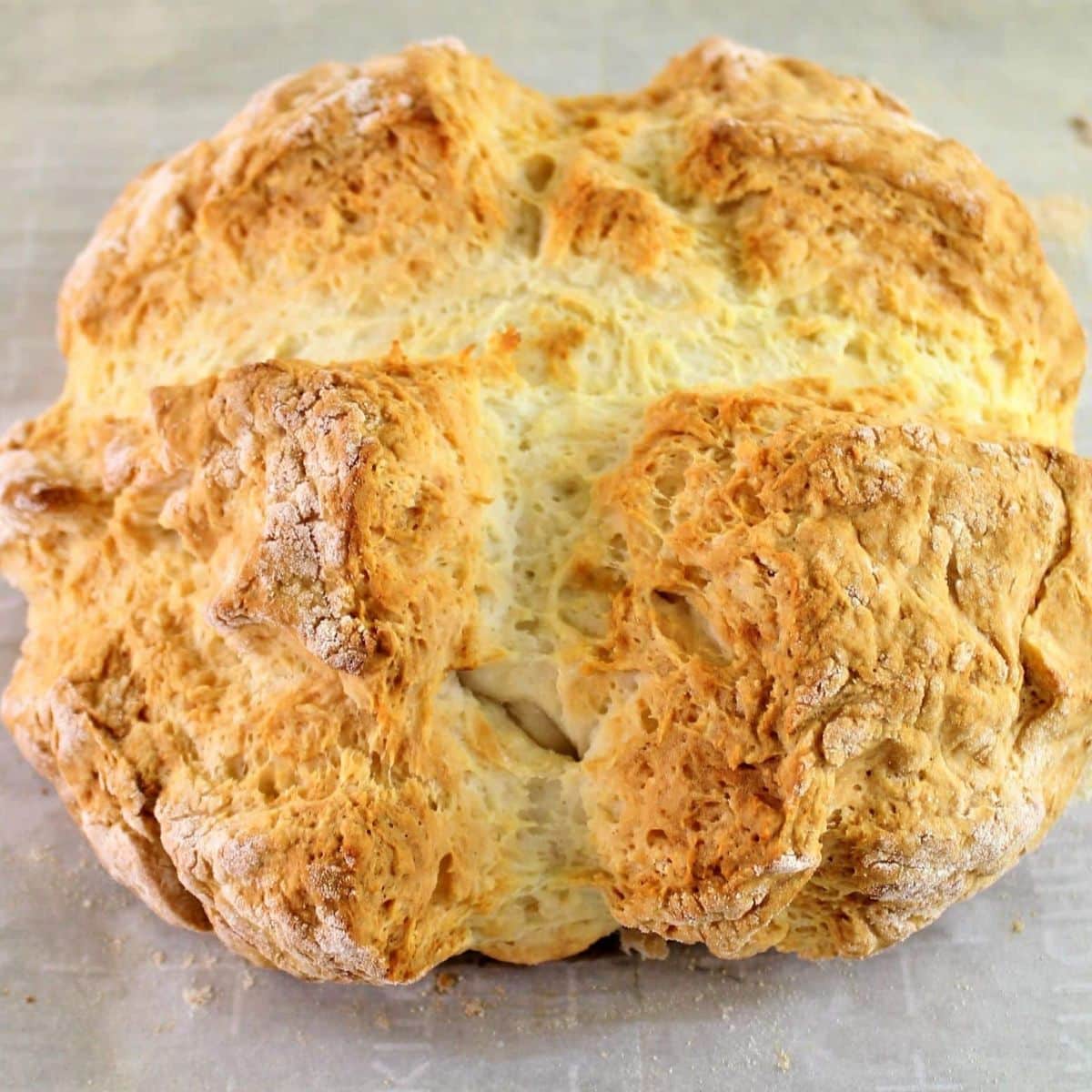 whole loaf of gluten free irish soda bread.